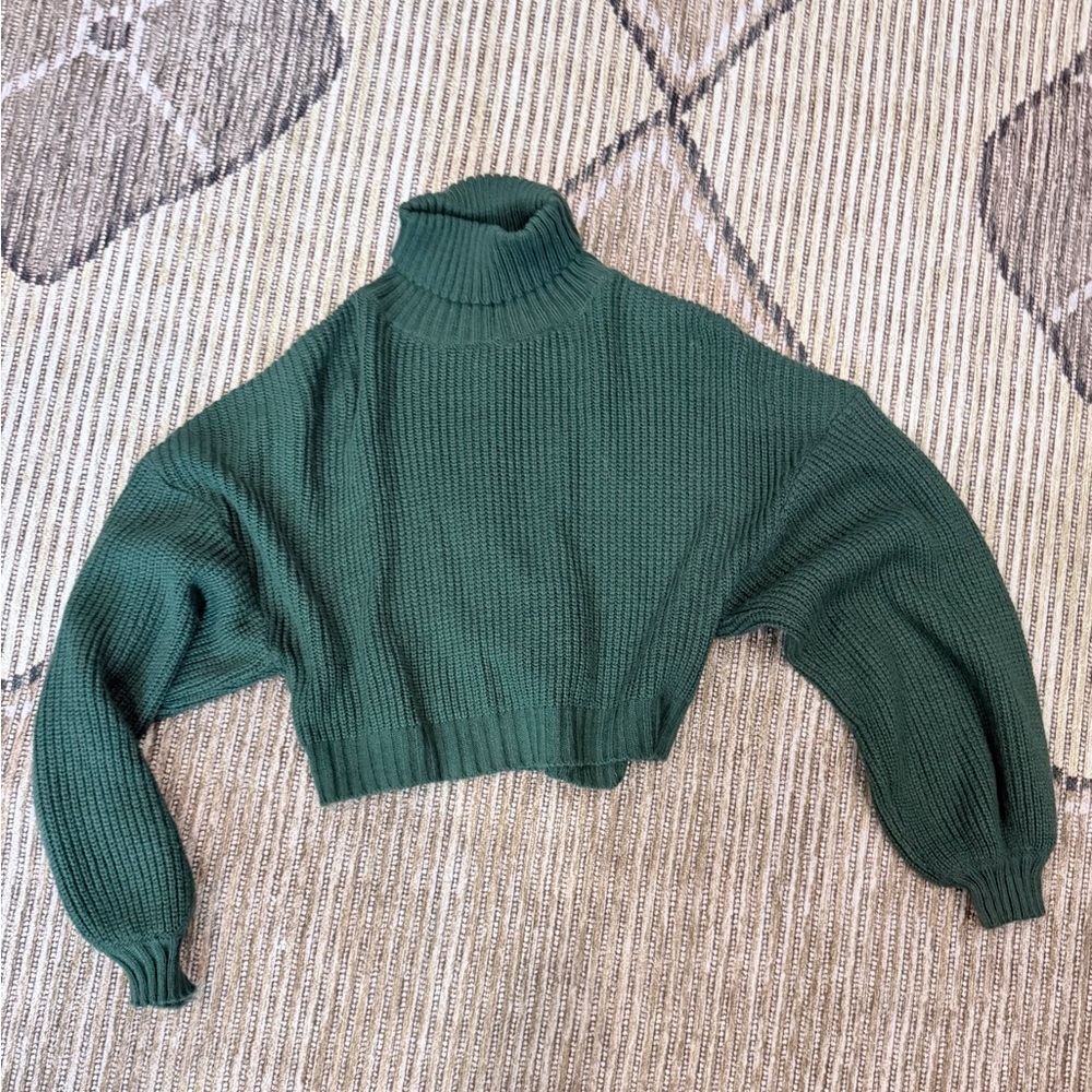 Zaful cropped turtle neck cropped sweater
